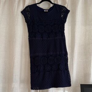 Xhilaration Navy Lace Mini Dress
